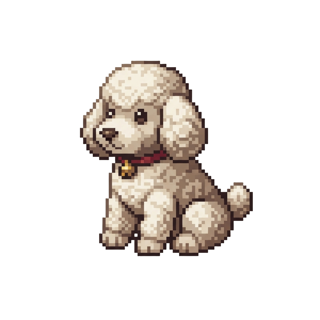 A Curly Poodle Plush