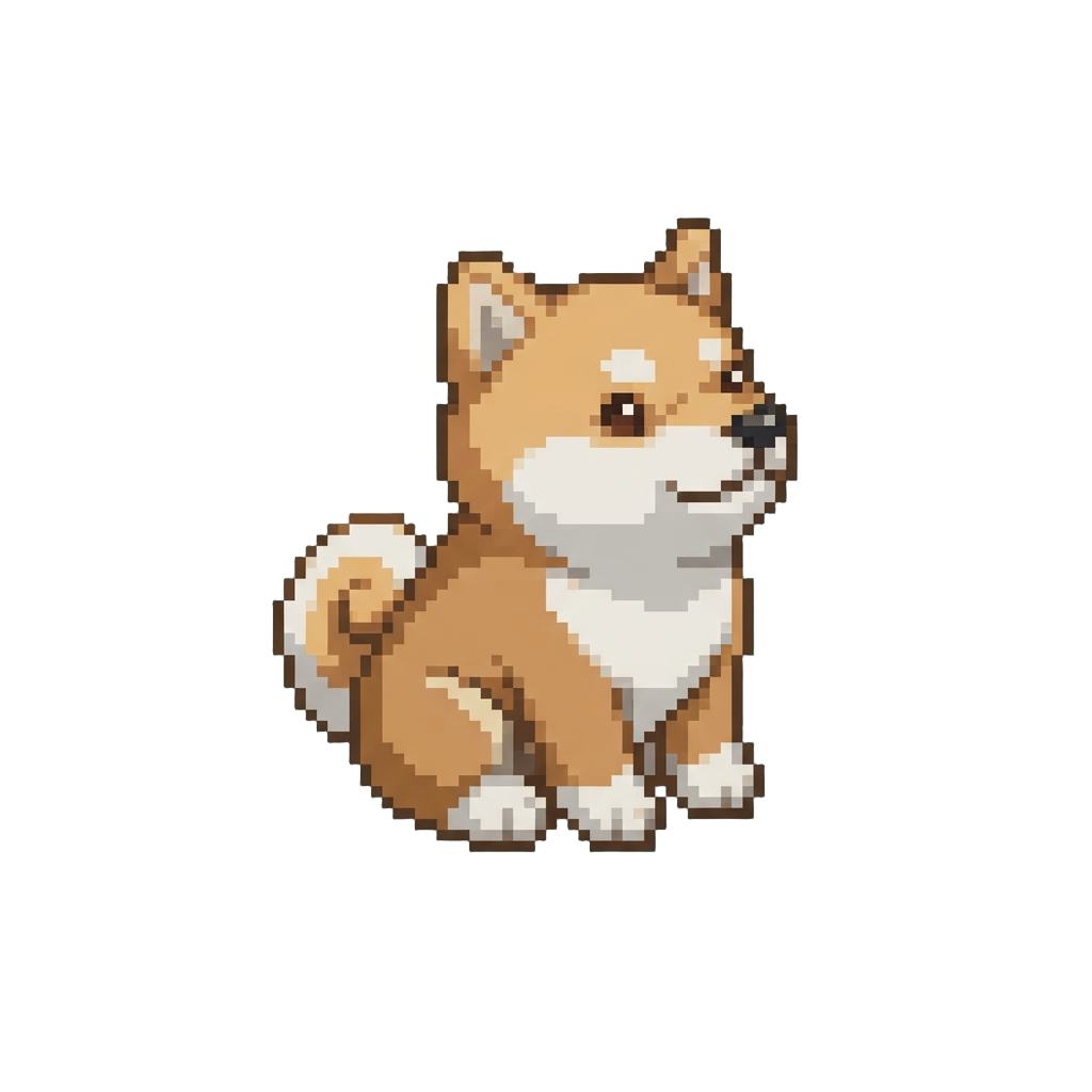 A Tiny Shiba Inu Plush