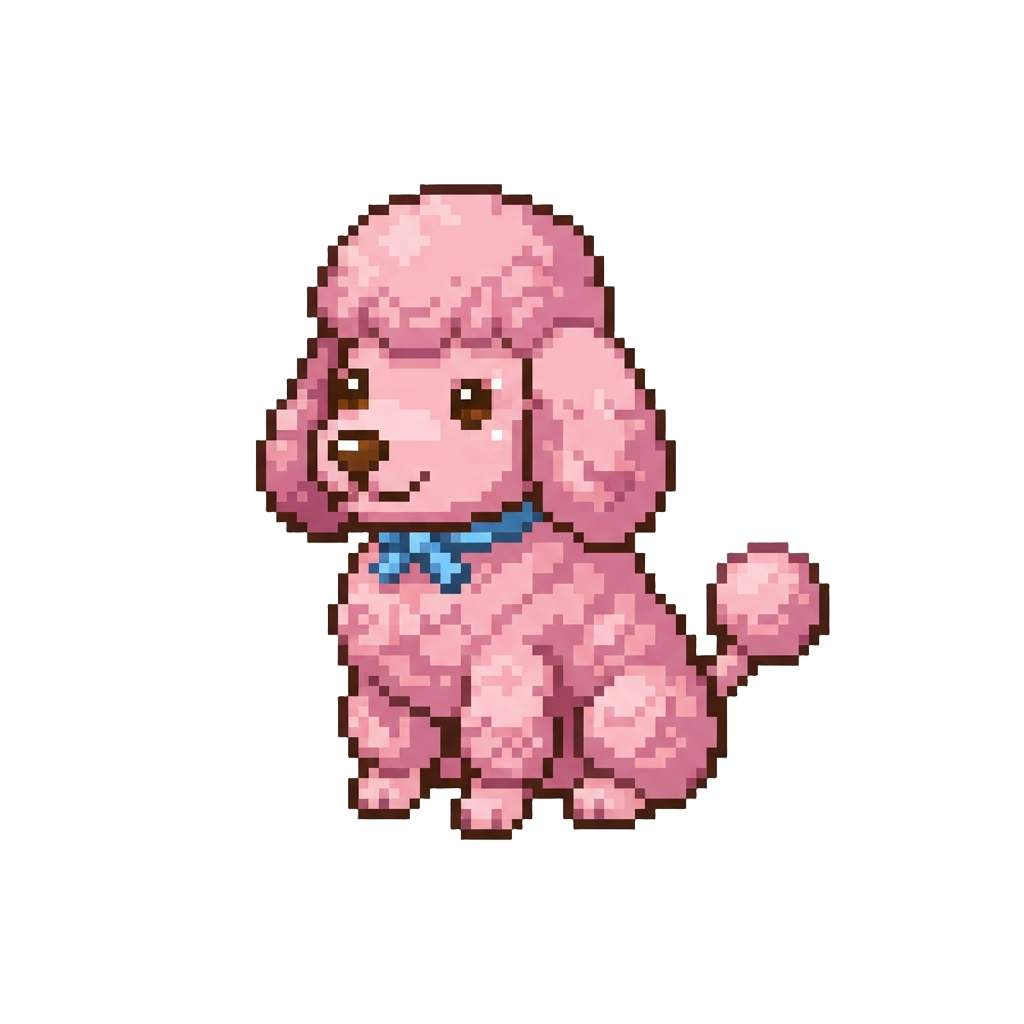 A Huge Soft Poodle Plush