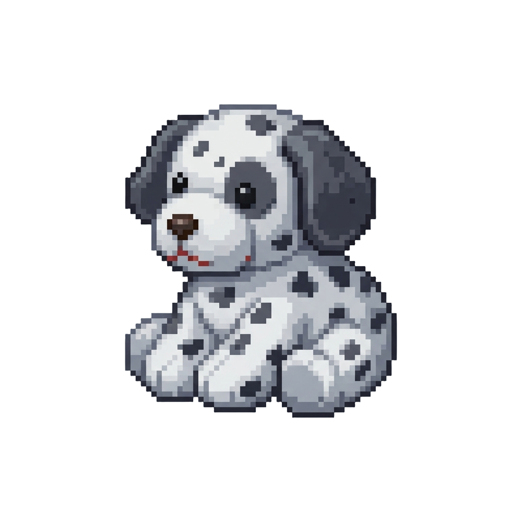 A Soft Spotted Dalmatian Plush