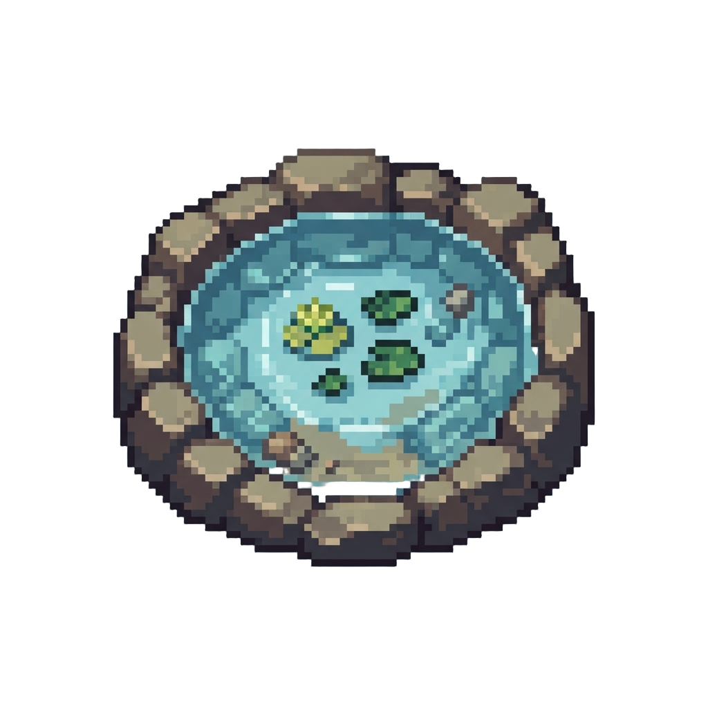A Shallow Pool of Clear Water