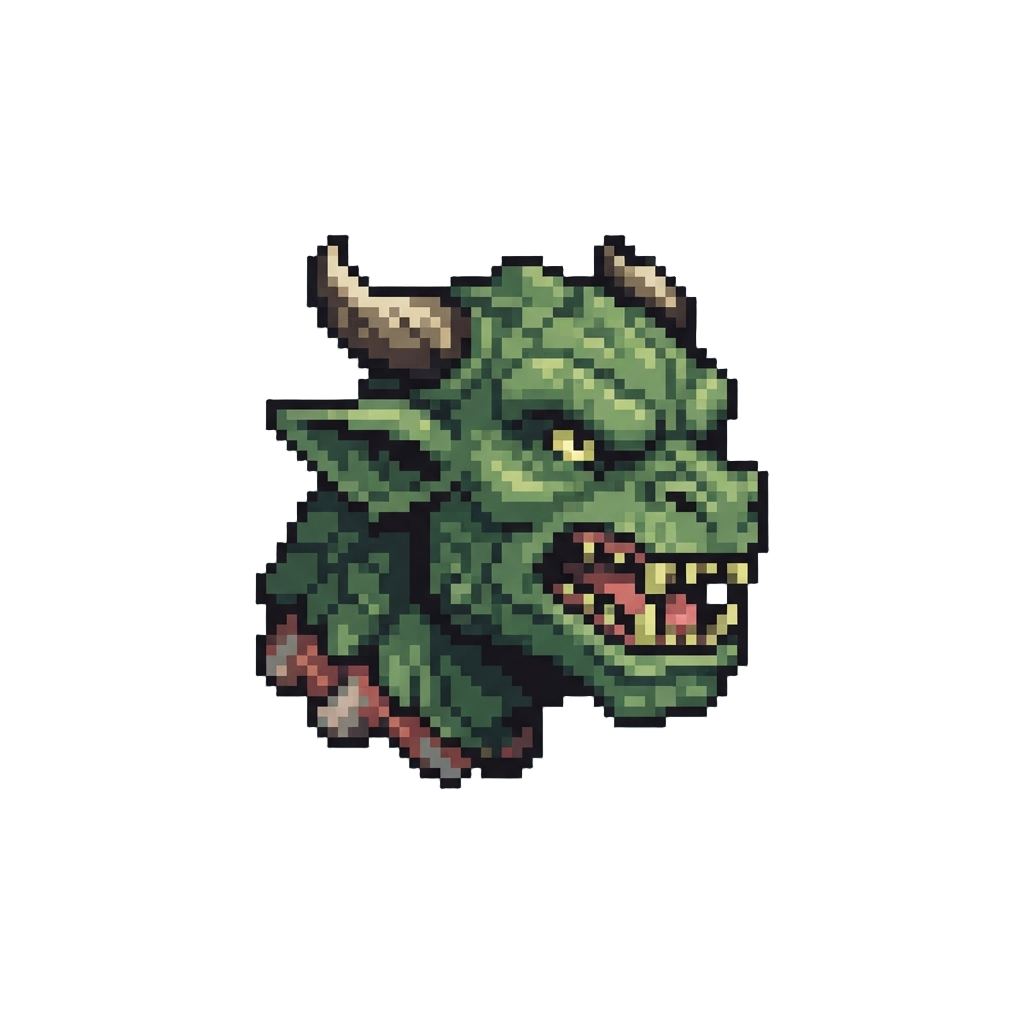 A Heavy-browed Classic Monster Head