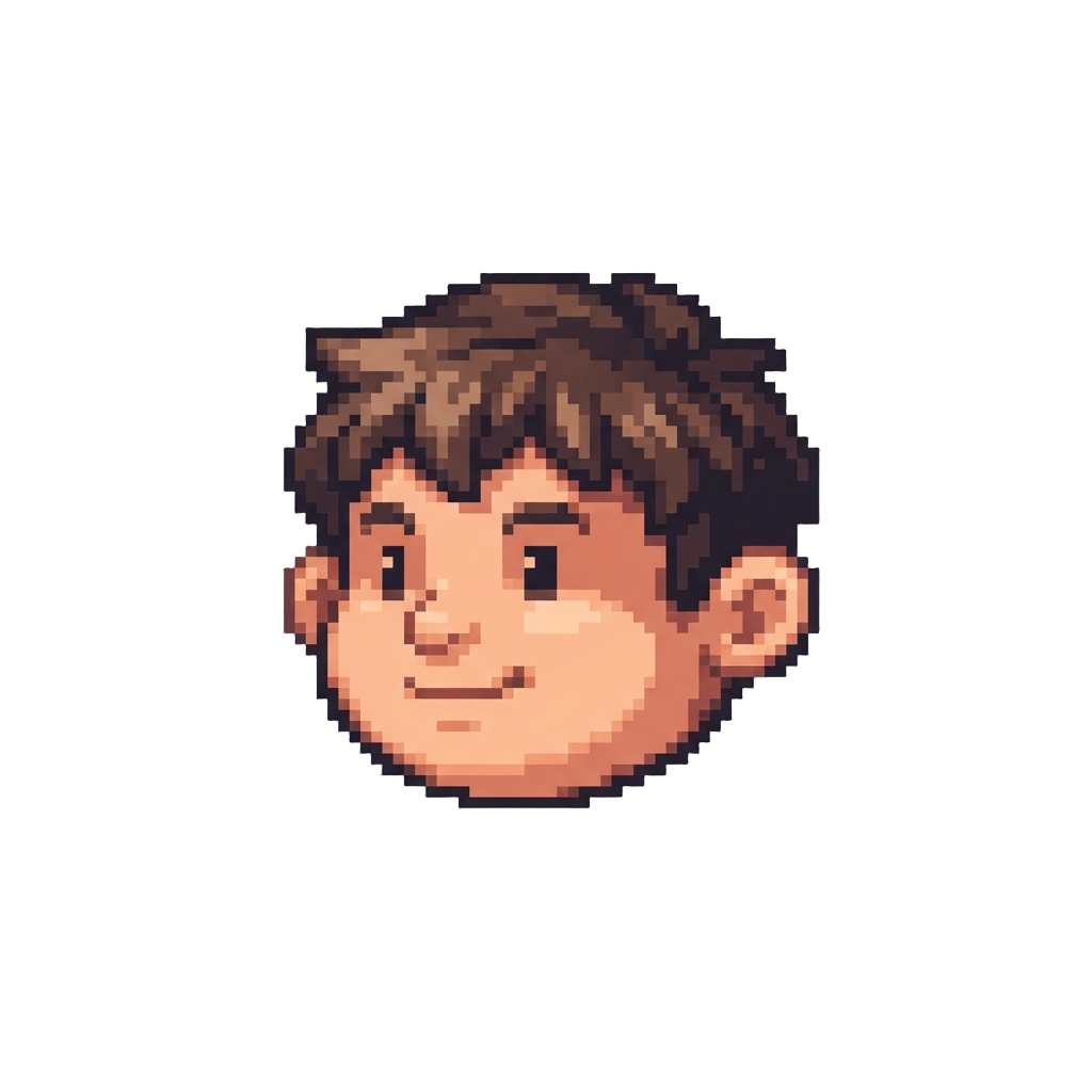 A Comically Small Round Head with Tiny Ears