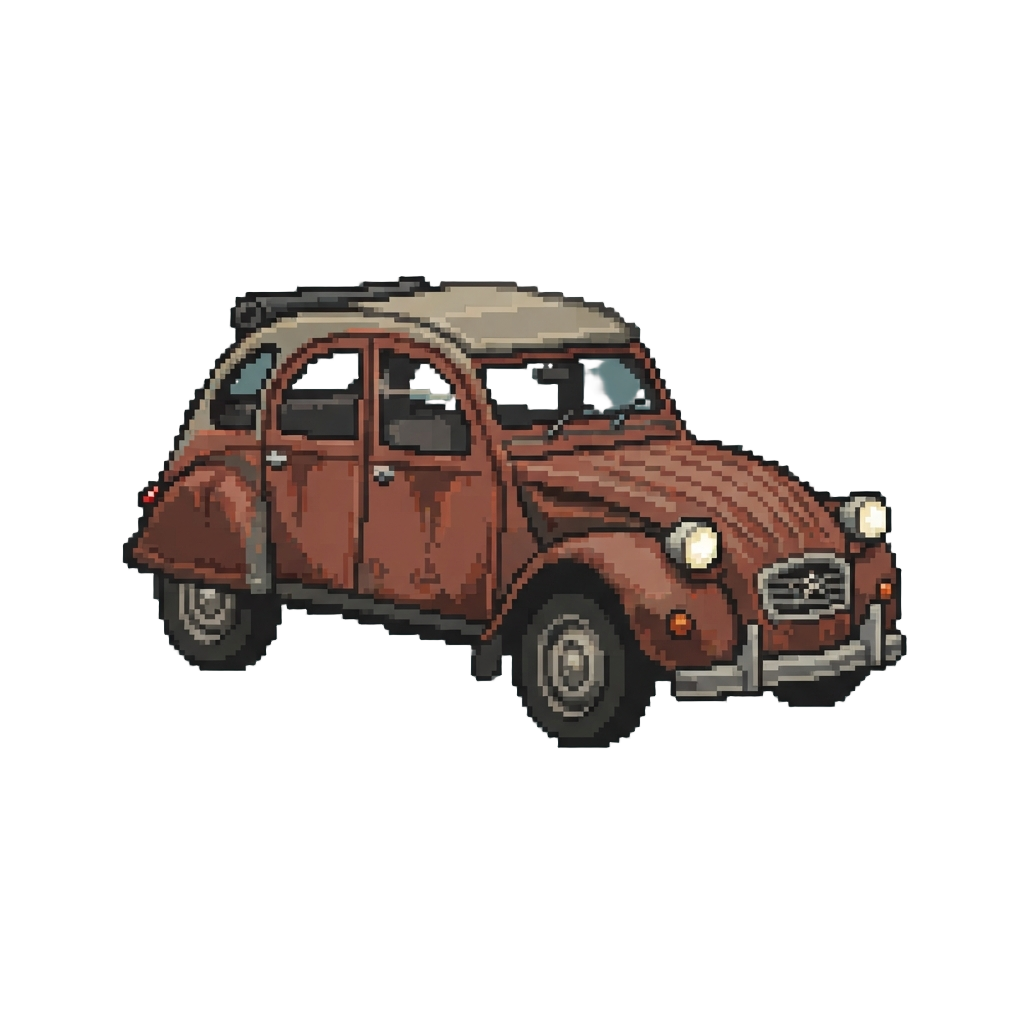 A Rusty Citroën 2cv
