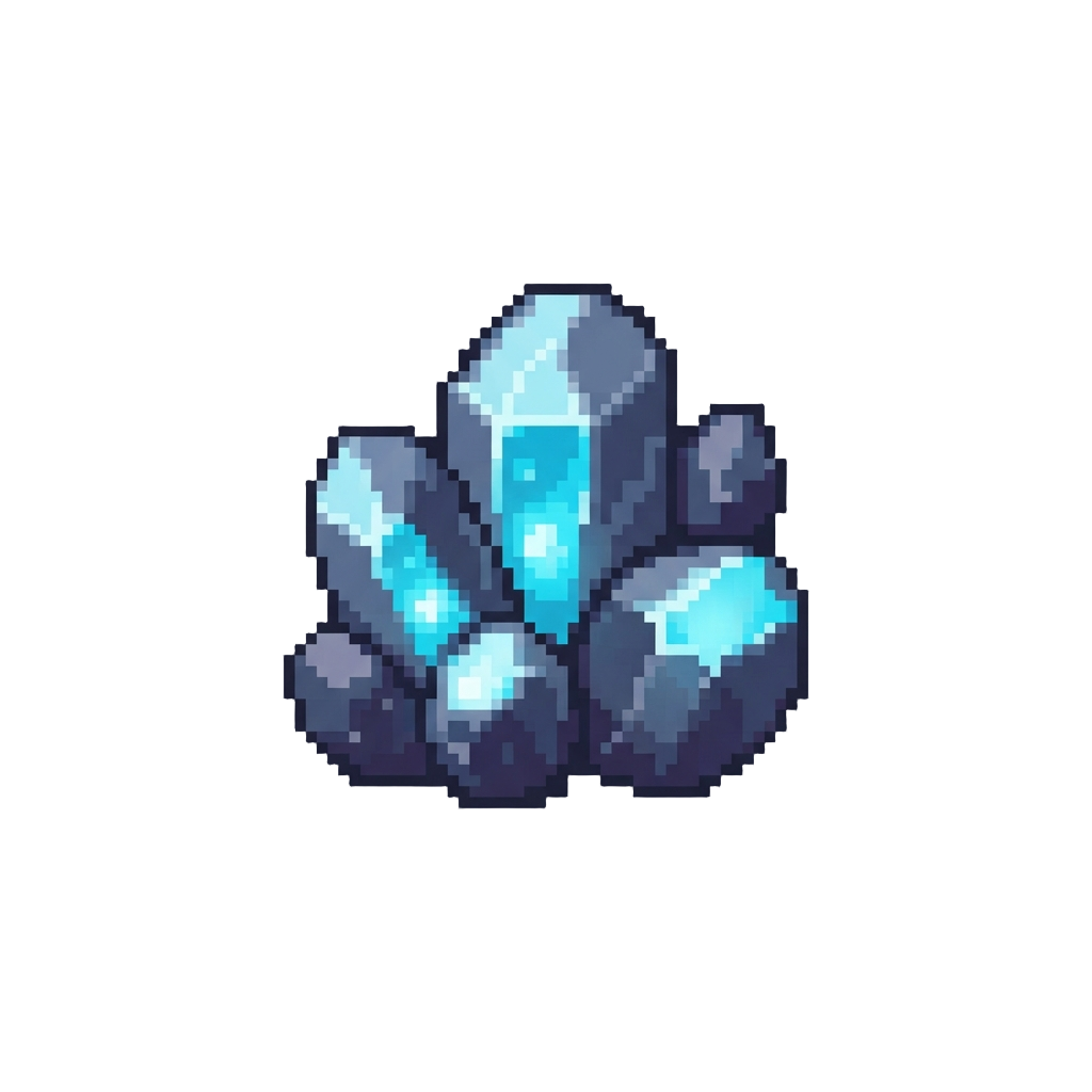 A Cluster of Glowing Space Rocks