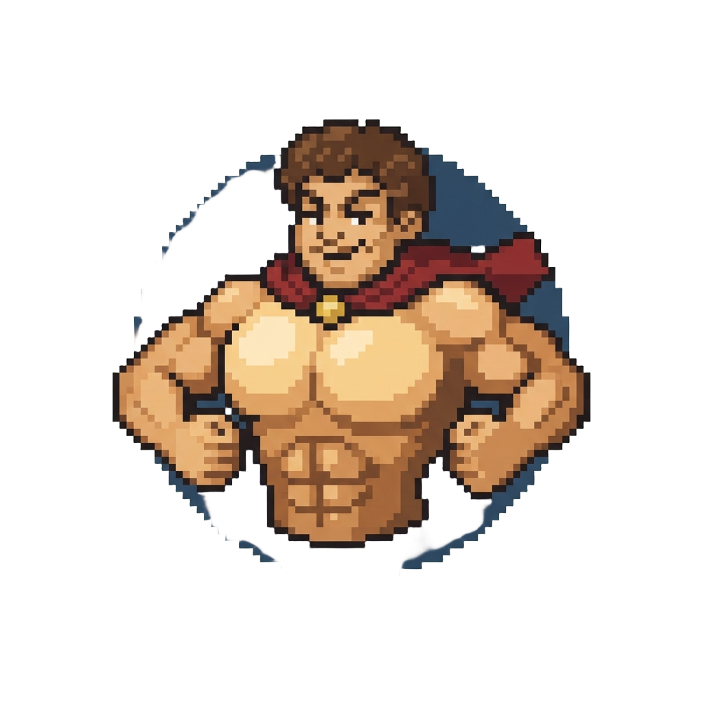 A Comical Chest-puff Flex
