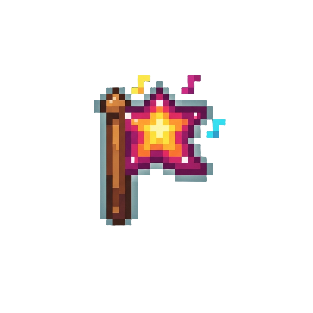 A Glowing Corner-flag Dancing Spree
