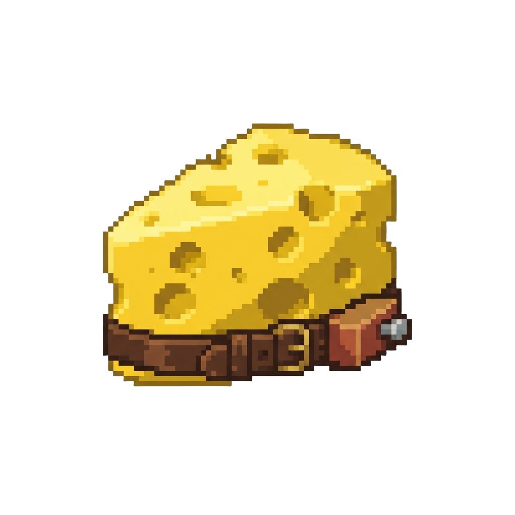 A Giant Squeaking Cheese Hat