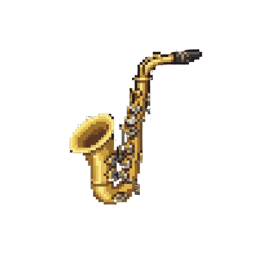 A Loud Blaring Saxophone Concert Setup Behind the Curtain