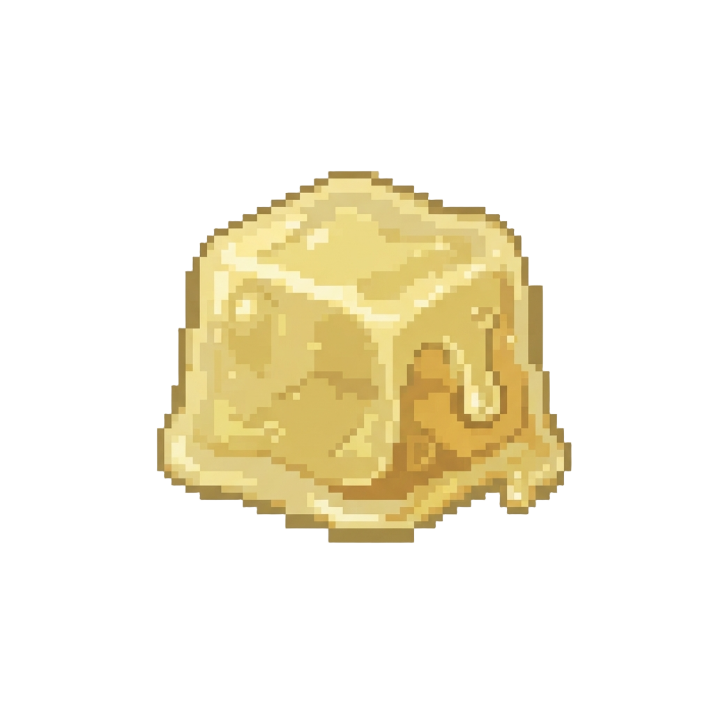 A Melt-away Gooey Butter Slime Block