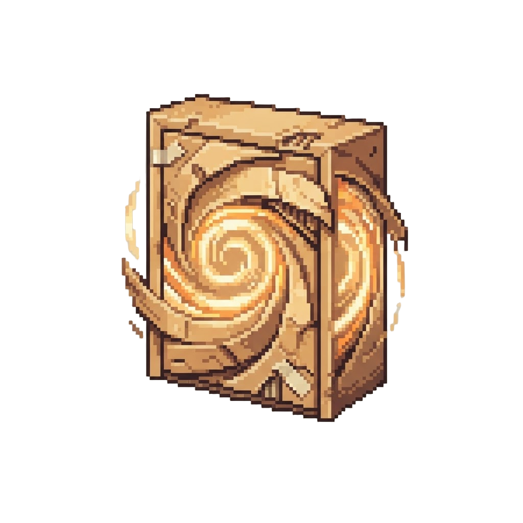 A Whirling Cardboard Door