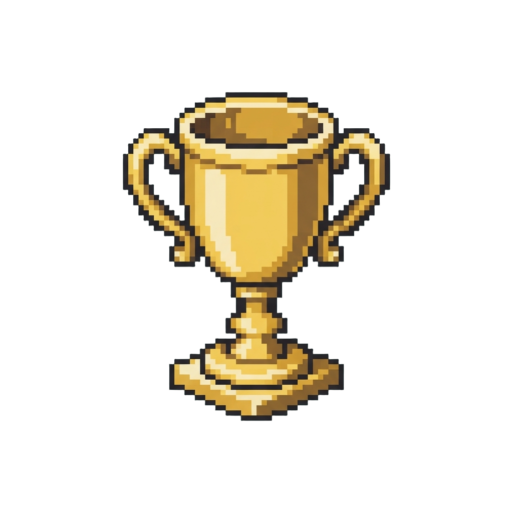 A Golden Trophy Cup
