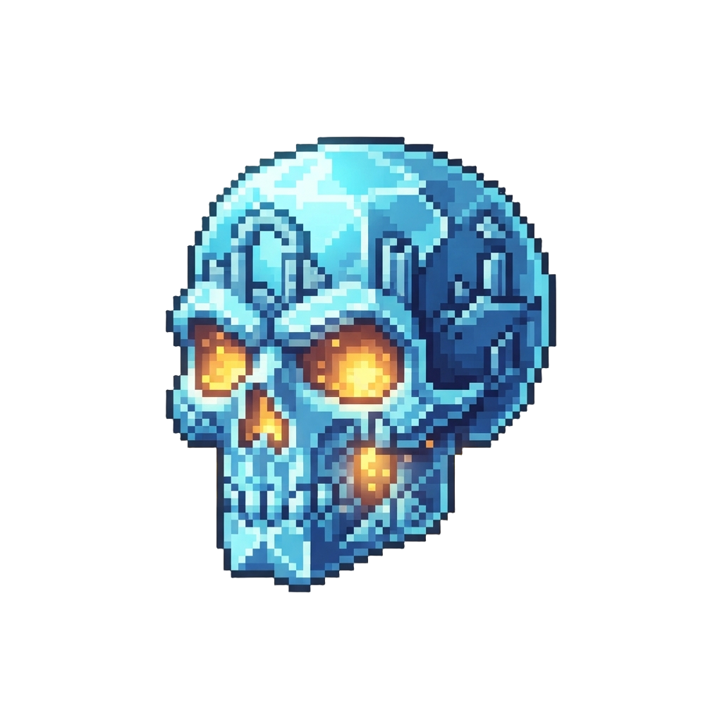 Escaping a Crumbling Temple with a Glowing Diamond Skull