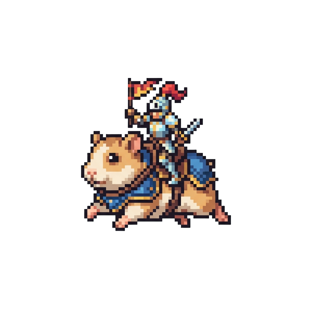 Leading a Heroic Cavalry Charge on a Giant Hamster