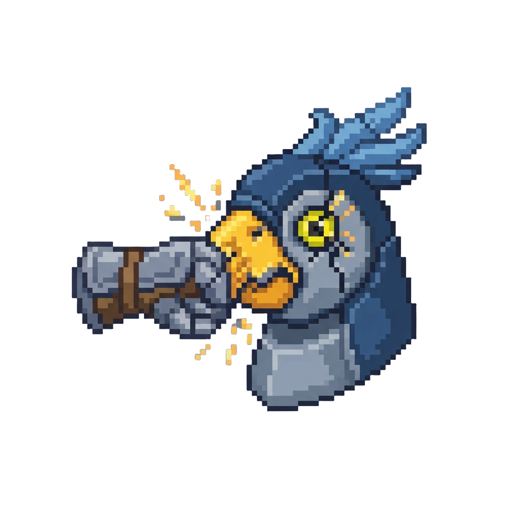 Defeating a Giant Robotic Parrot in a Fistfight