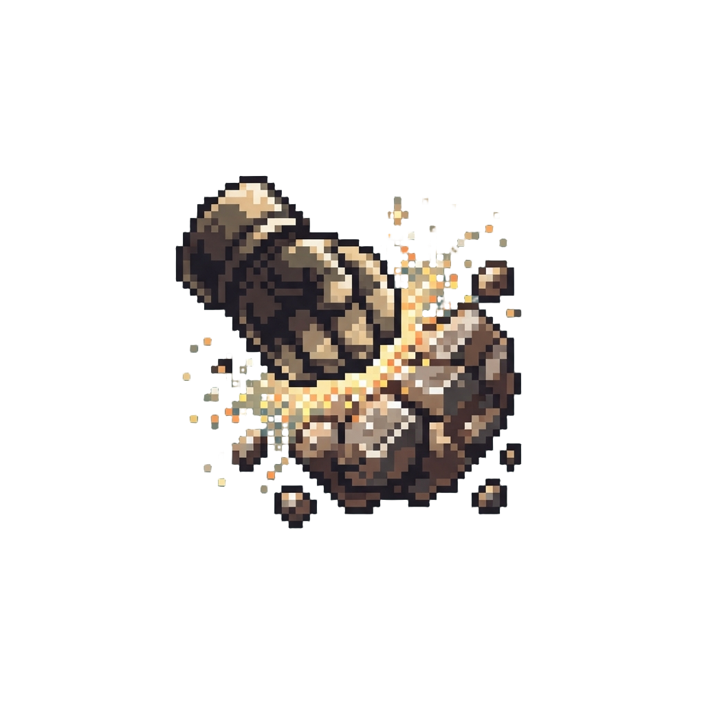 Punching an Asteroid Into Sparkling Space Dust