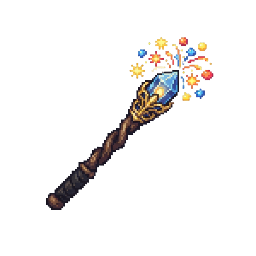 Orchestrating a Giant Fireworks Display with Magic Wands