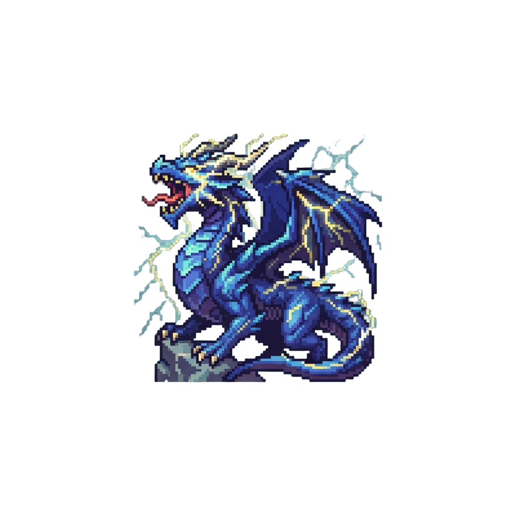 Taming a Roaring Lightning-infused Mythical Dragon