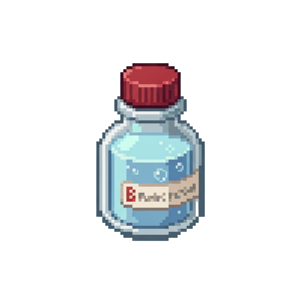 A Miniature Bottle of Bubble Solution
