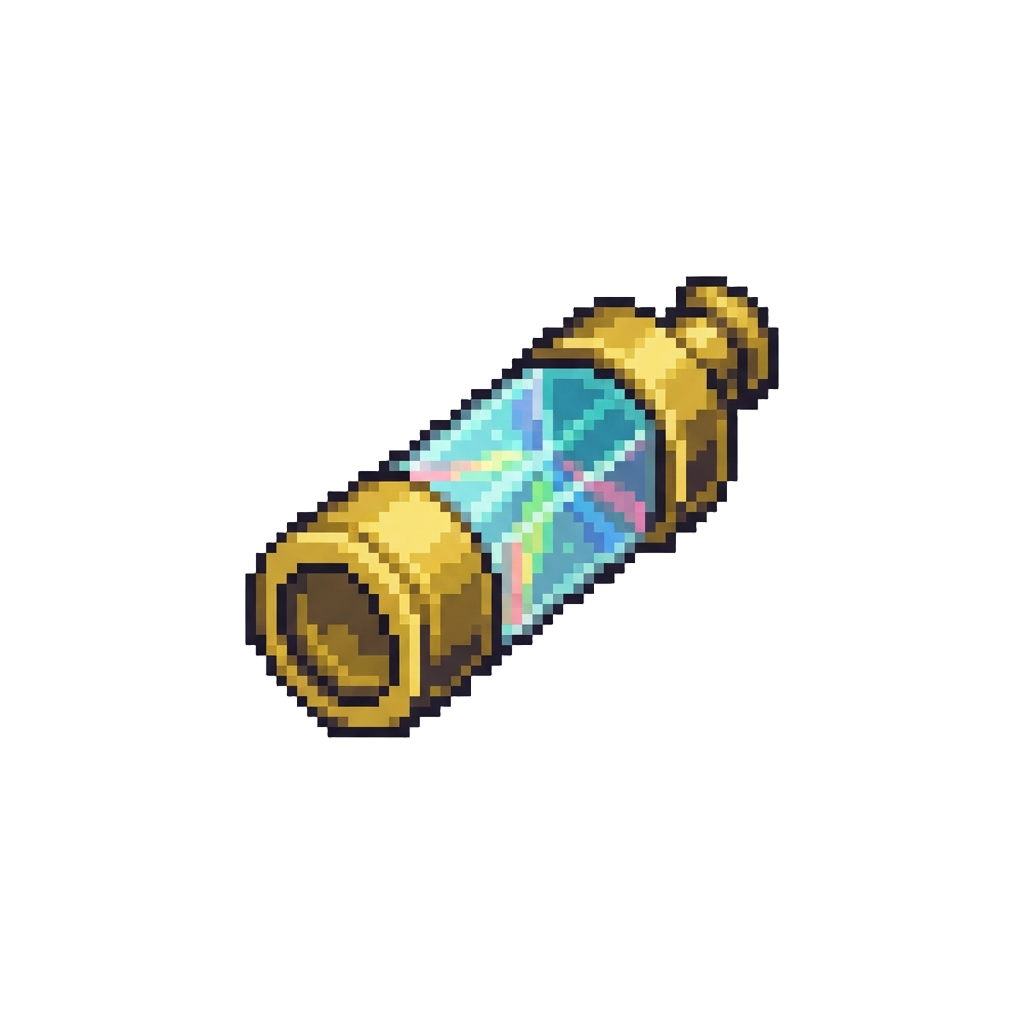 A Mini Prism Prismoscope Toy