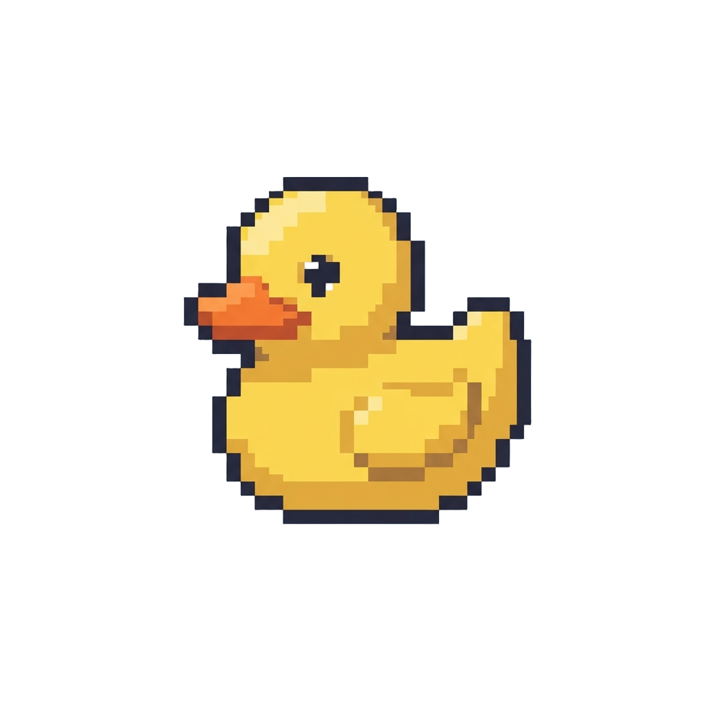 A Cute Miniature Rubber Ducky