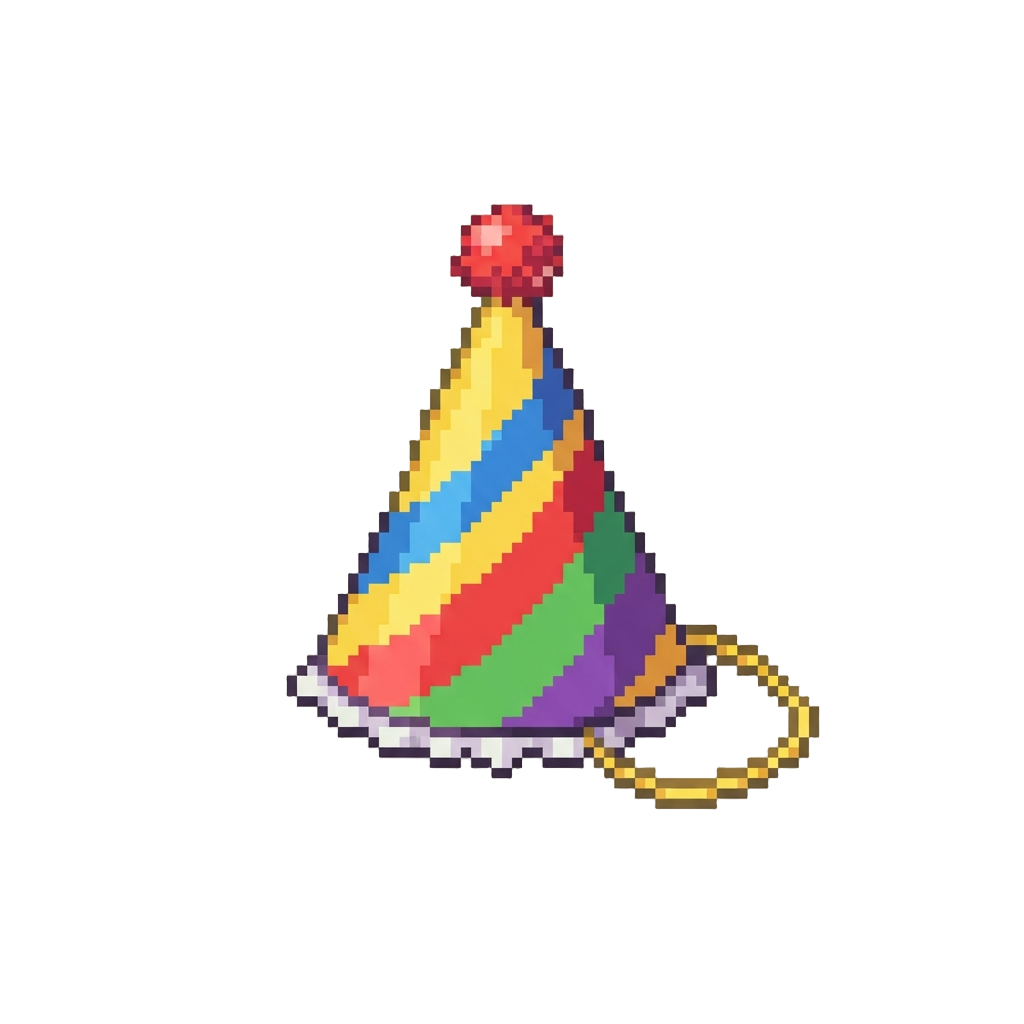 A Simple Paper Party Hat