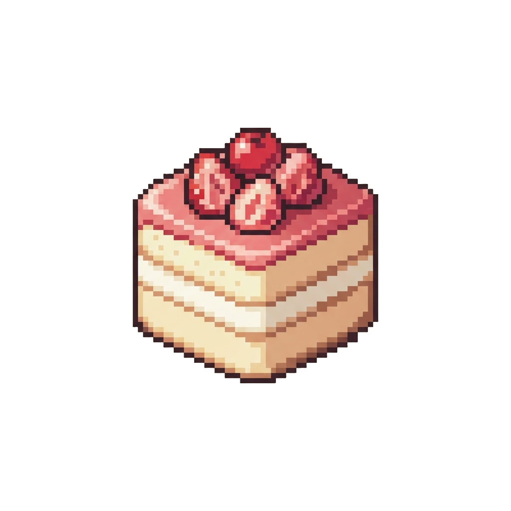 A Realistic Strawberry Shortcake Squishy