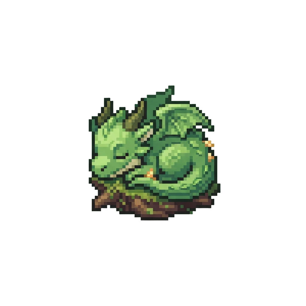A Miniature Sleeping Dragon Sprout