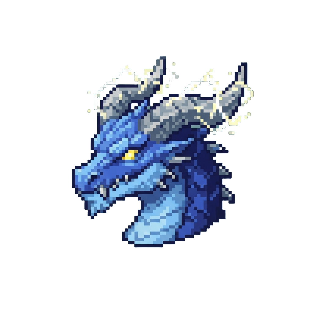 A Thunderous Draconic Leviathan with Storm Energy Crackling Around Its Horns