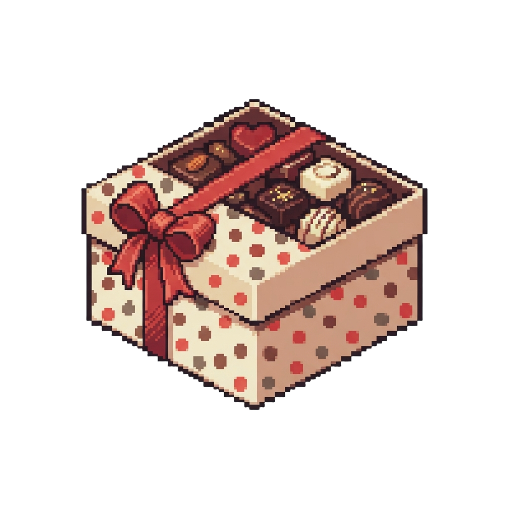 A Giant Polka-dot Chocolate Gift Box