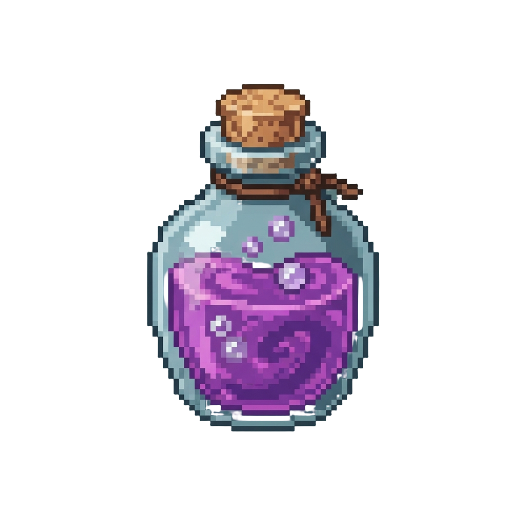 A Bubbling Potion Bottle