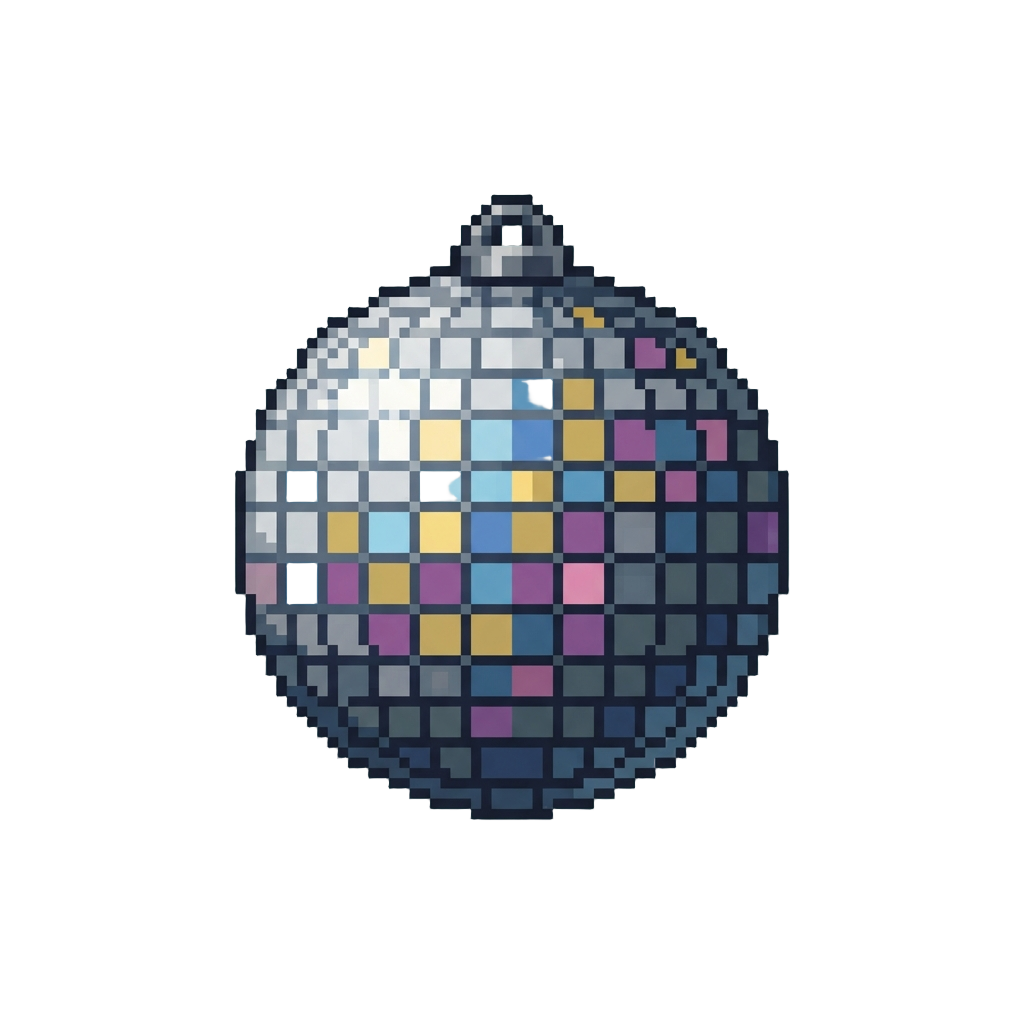 A Giant Glittering Disco Ball