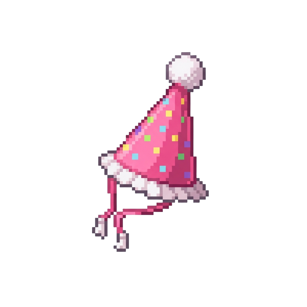 A Funny Pink Party Hat