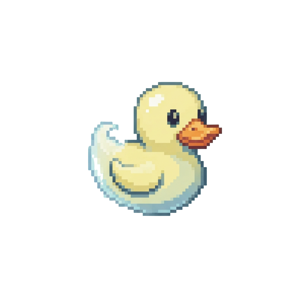 A Squeaking Rubber Ducky Ghost