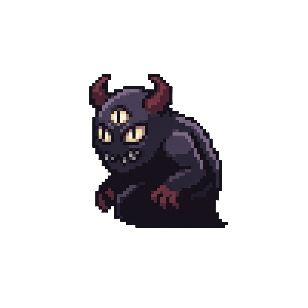 A Multi-eyed Shadow Demon