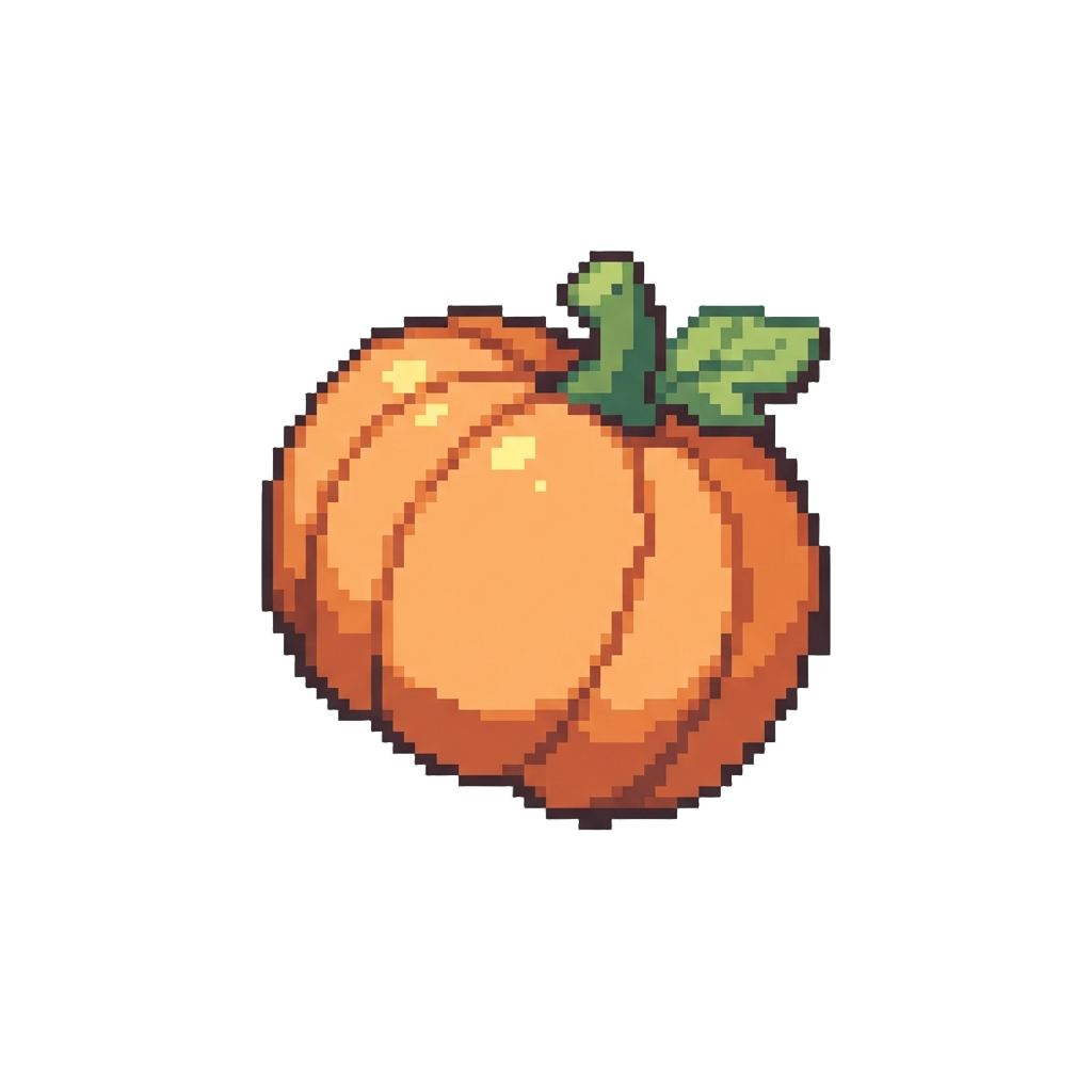A Bouncing Cartoon Pumpkin