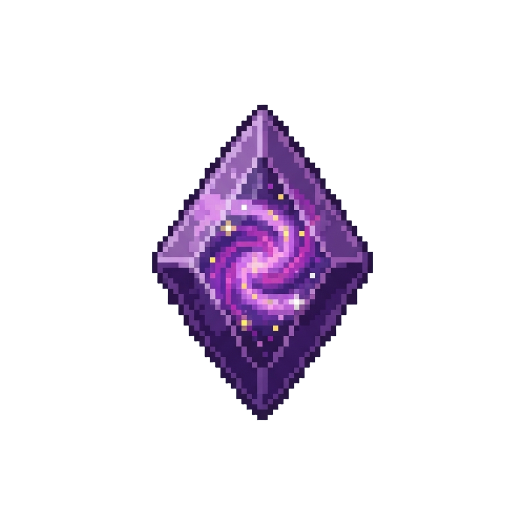 A Dazzling Purple Cosmic Light Show