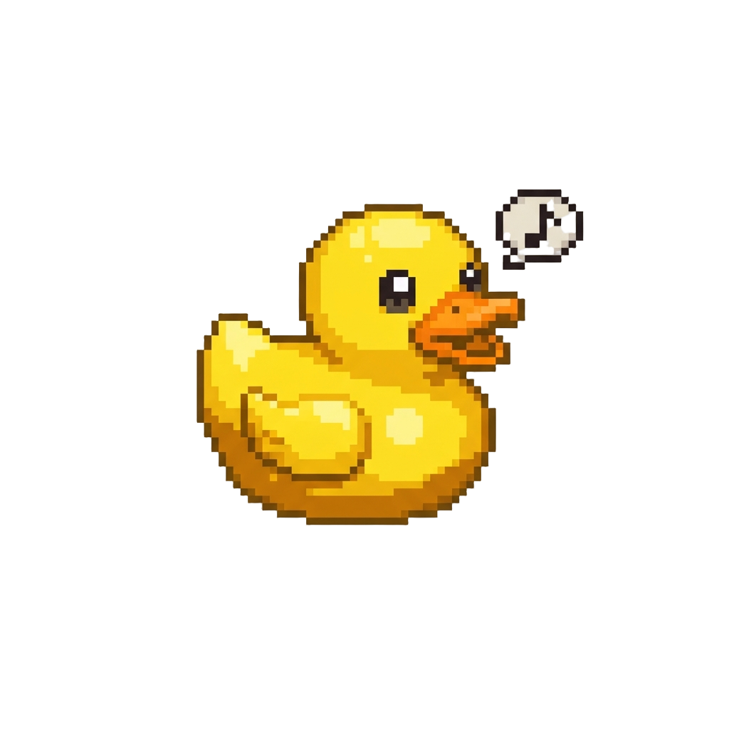 A Tiny Rubber Duck That Squeaks Mid-air