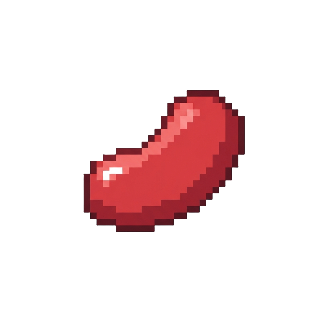 A Single Red Jelly Bean