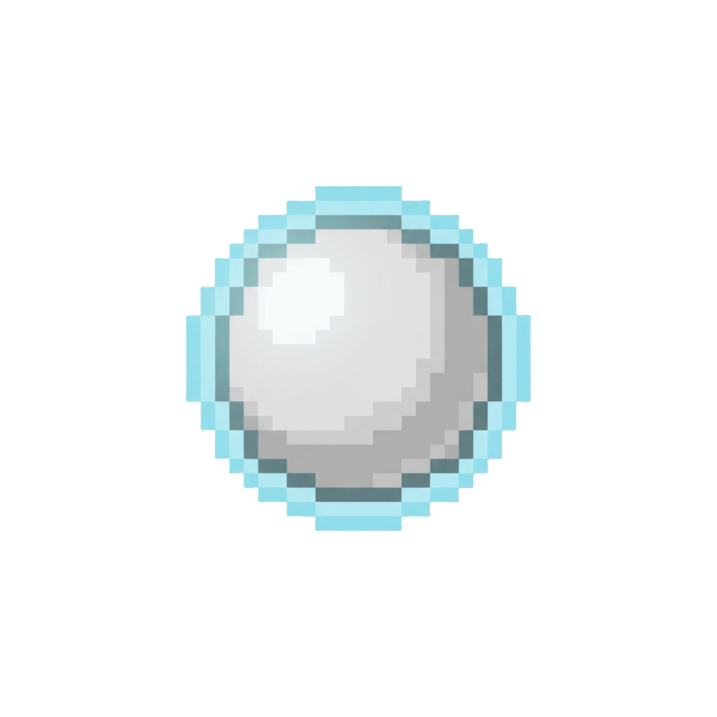 A Tiny Glowing Ping-pong Ball