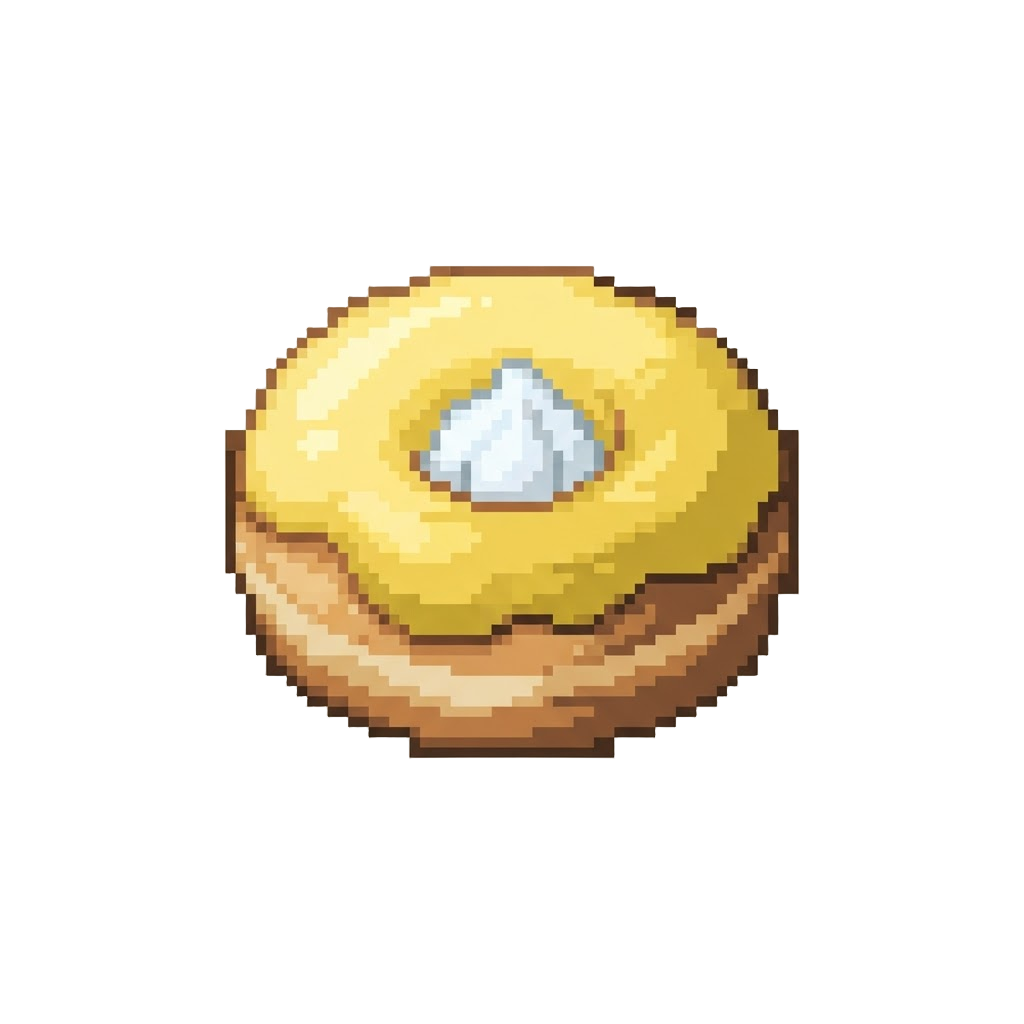 A Fluffy Fluffy Custard Donut