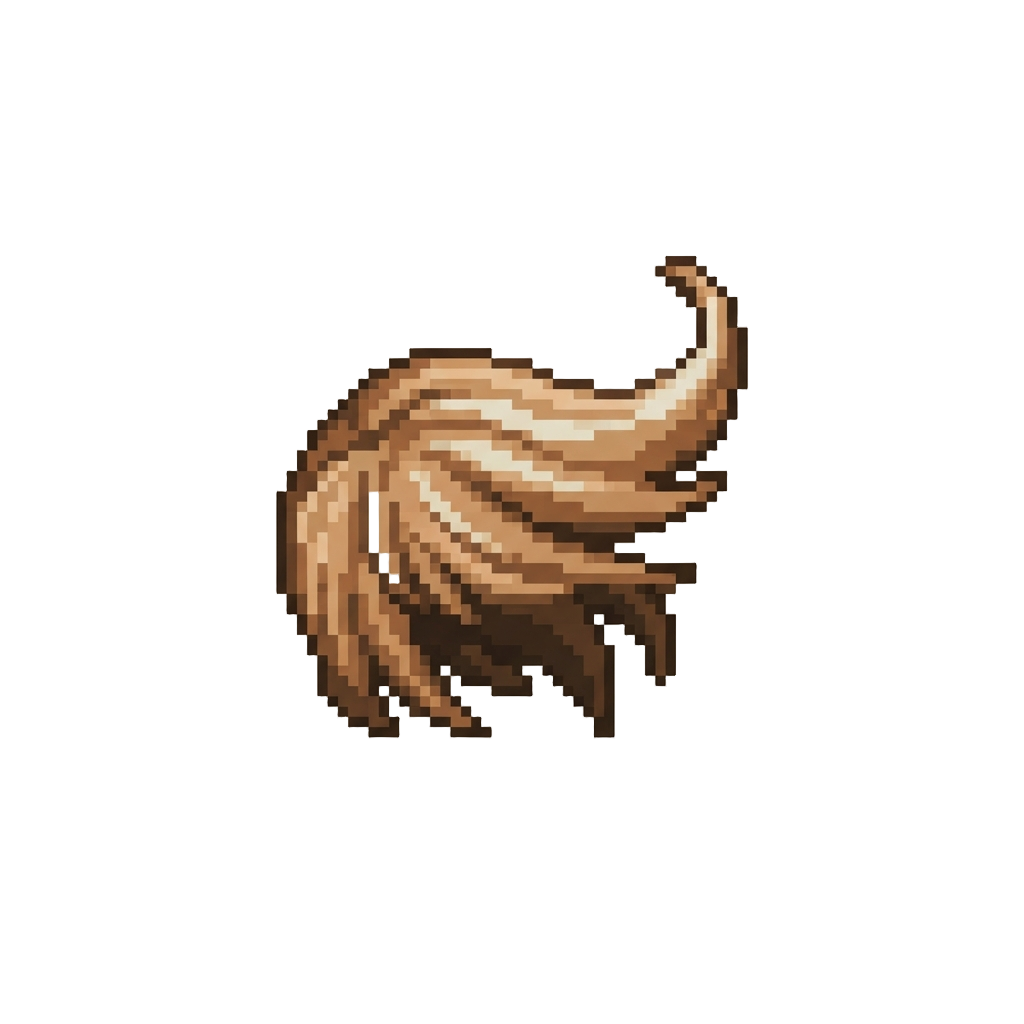 A Gentle Wispy Hair Flick
