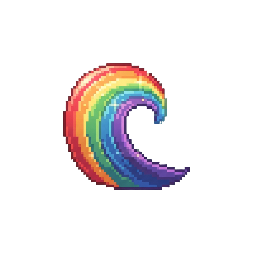 A Sweeping Rainbow Wave Gradient