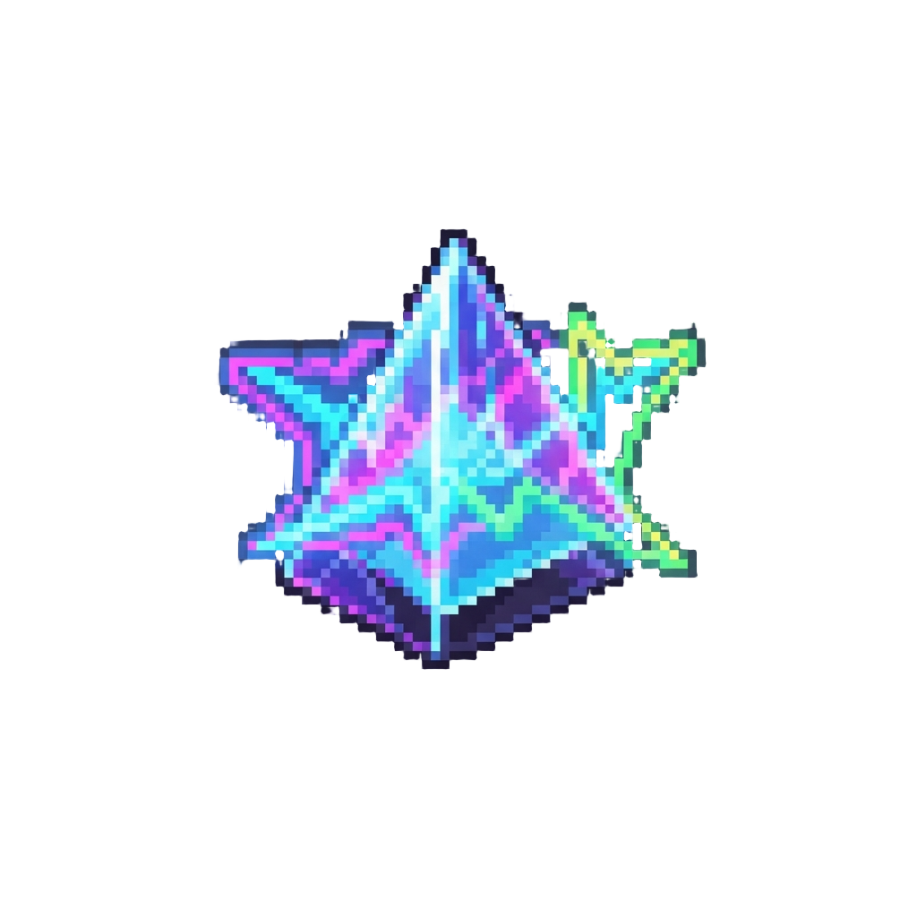 A Dazzling Neon Prism Equalizer Wave