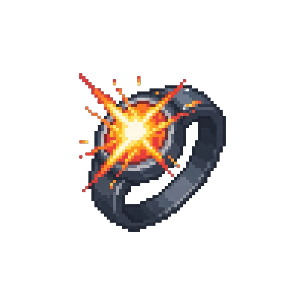 A Blazing Sonic Pulse Ring Pattern