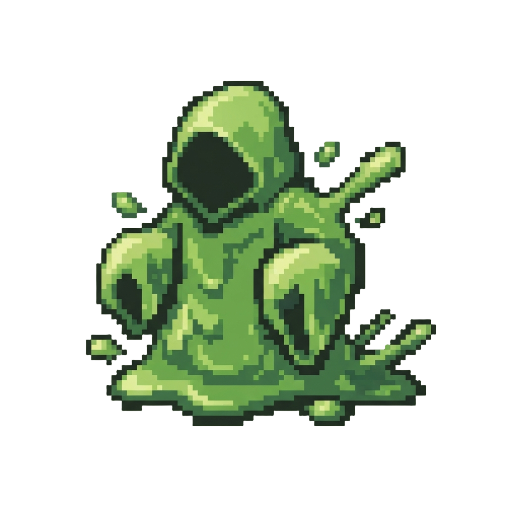 A Burst of Green Slime Covering @image1 From Head to Toe