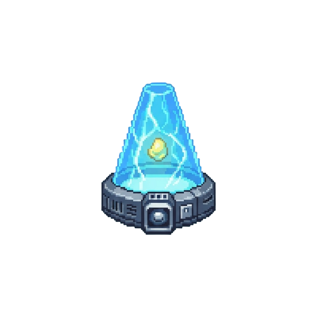 A Floating Alien Tractor Beam Field