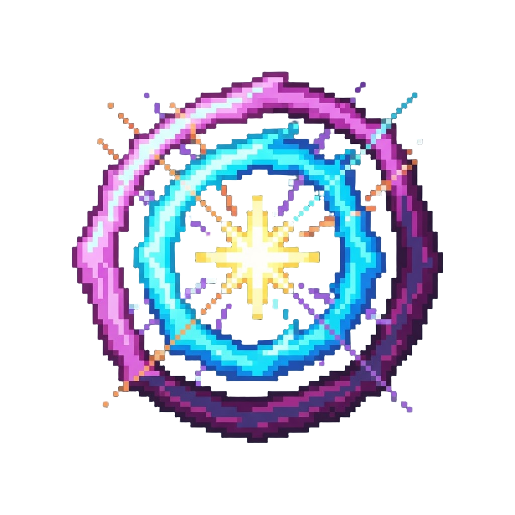 A Burst of Alien Laser Ring Particles
