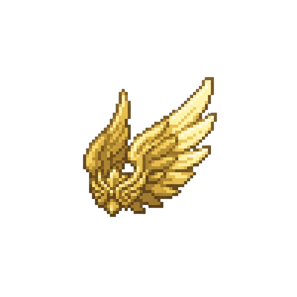 Golden Celestial Wings