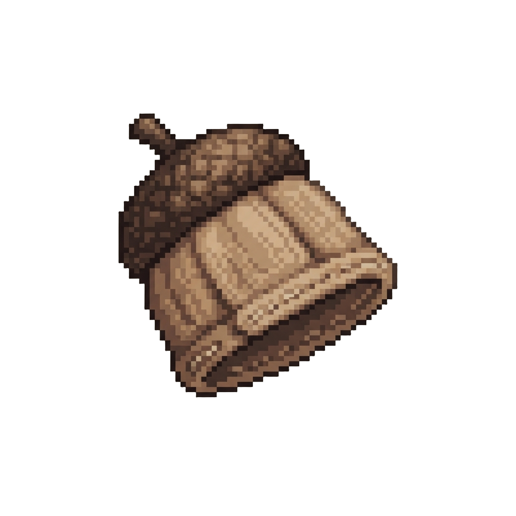 A Doll-sized Acorn Hat